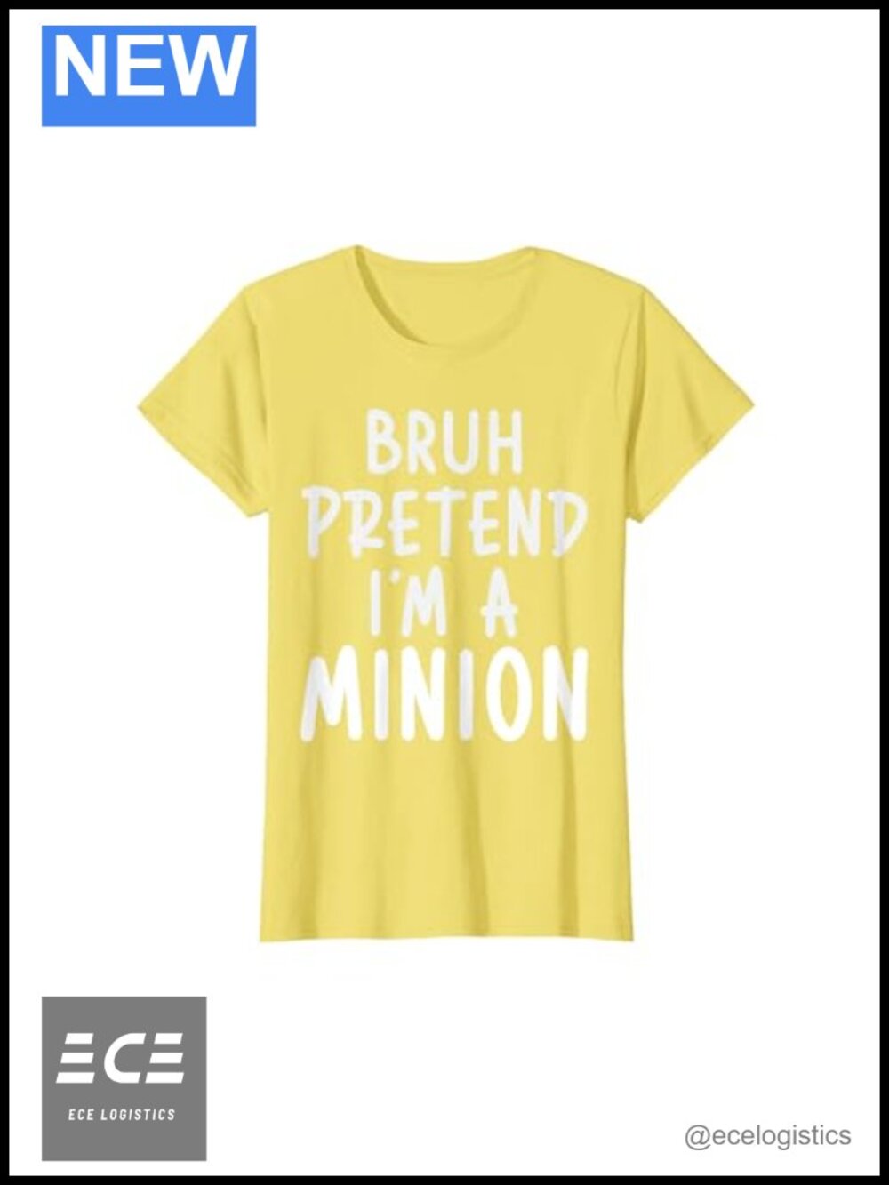 Minion Halloween Costume T-Shirt Lazy Easy Last Minute Tee